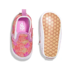 Vans - Kids' (Infant) Slip-On V Crib Shoes (2XSLPT5) -SVP Sports Sale Vans Kids Infant Slip On V Crib Shoes 2XSLPT5 04