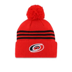 Adidas - Carolina Hurricanes Cuffed Knit Pom Beanie (GS6831)