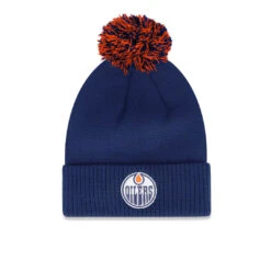 Adidas - Edmonton Oilers Cuffed Knit Pom Beanie (IP7400)