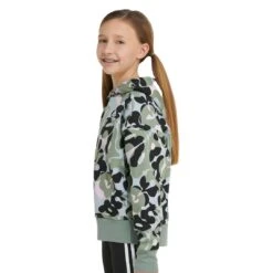 Adidas - Girls' (Junior) All Over Print Loose Fit Hoodie (IQ5979) 9 Adidas - Girls' (Junior) All Over Print Loose Fit Hoodie (IQ5979) -SVP Sports Sale adidas Girls Junior AOP Loose Fit Hoodie IQ5979 3