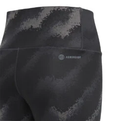 Adidas - Girls' (Junior) Dance AEROREADY High Waist Printed Tights (HR5814) -SVP Sports Sale adidas Girls Junior Dance AEROREADY High Waist Printed Tights HR5814 03