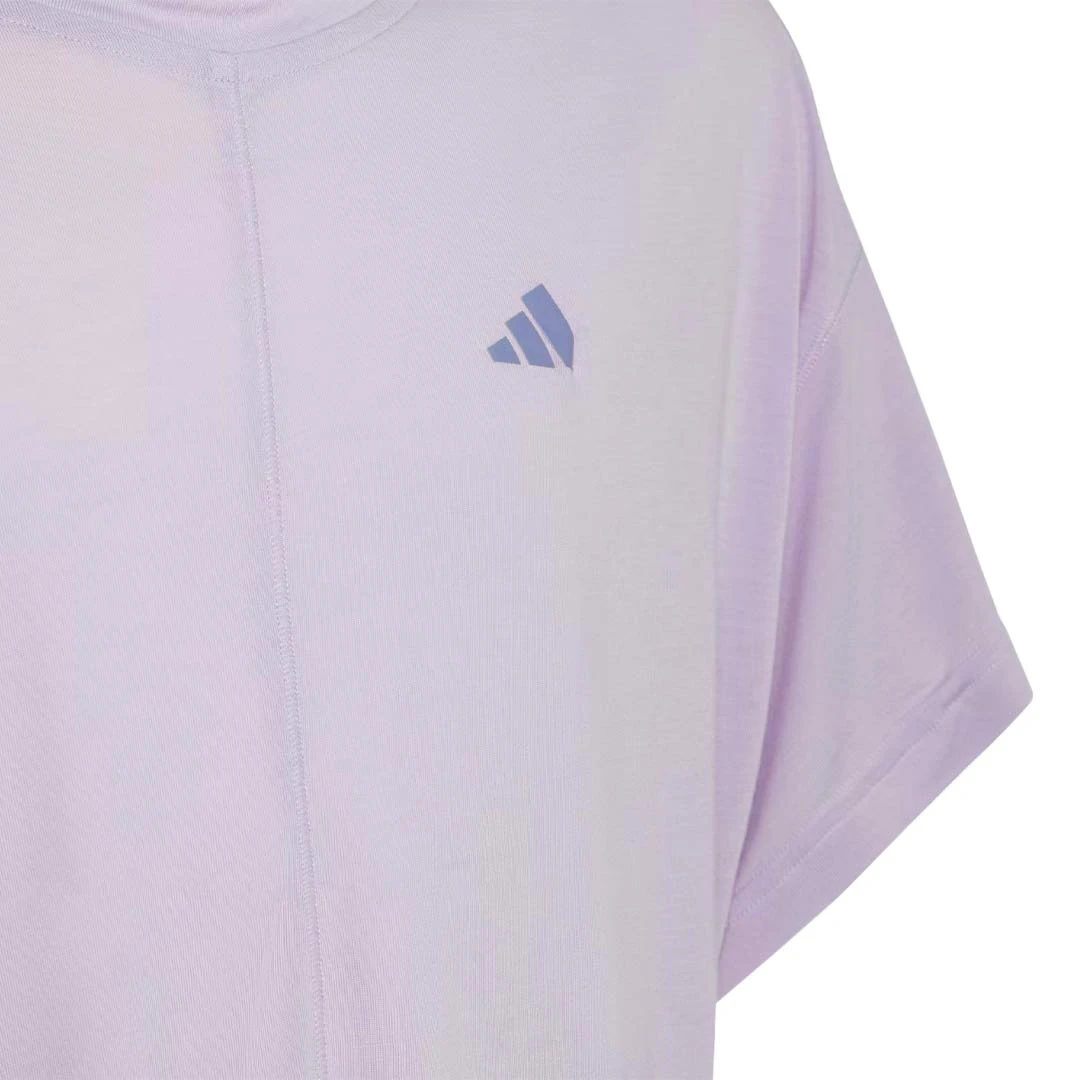 Adidas - Girls' (Junior) Yoga Aeroready Loose T-Shirt (IC0322) 5 Adidas - Girls' (Junior) Yoga Aeroready Loose T-Shirt (IC0322) - Image 3