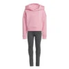 Adidas - Girls' (Toddler & Junior) Hooded Fleece And Leggings Set (HN3475) -SVP Sports Sale adidas Girls Toddler Junior Hooded Fleece Track Suit HN3475 01