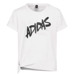 Adidas - Girls' (Junior) Dance Knotted T-Shirt (HR5818)