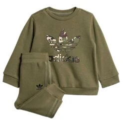 Adidas - Kids' (Infant & Toddler) Graphic Crew & Jogger Set (IZ4605)