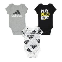 Adidas - Kids' (Infant) Essentials 3 Pack Bodysuit (GB9618)