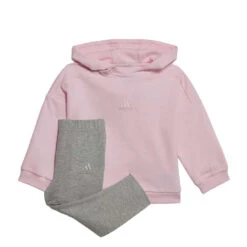 Adidas - Girls' (Infant) Fleece Track Suit Set (HR5857)