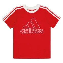 Adidas - Kids' (Junior) 3-Stripes Short Sleeve T-Shirt (IU7250)