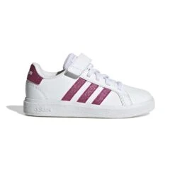 Adidas - Kids' (Preschool) Grand Court Elastic Lace Shoes (GX7159)