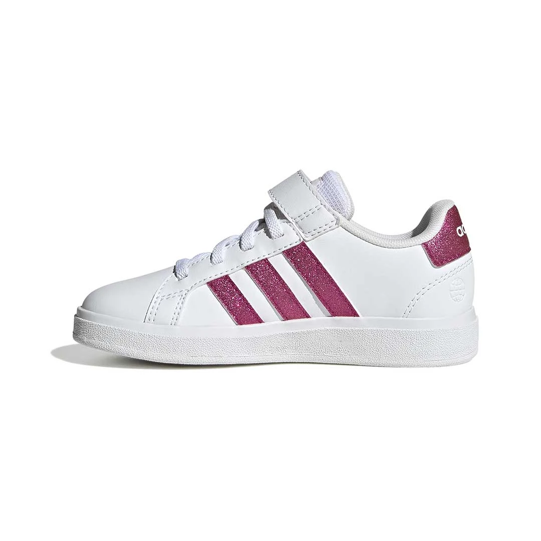 Adidas - Kids' (Preschool) Grand Court Elastic Lace Shoes (GX7159) 4 Adidas - Kids' (Preschool) Grand Court Elastic Lace Shoes (GX7159) - Image 2