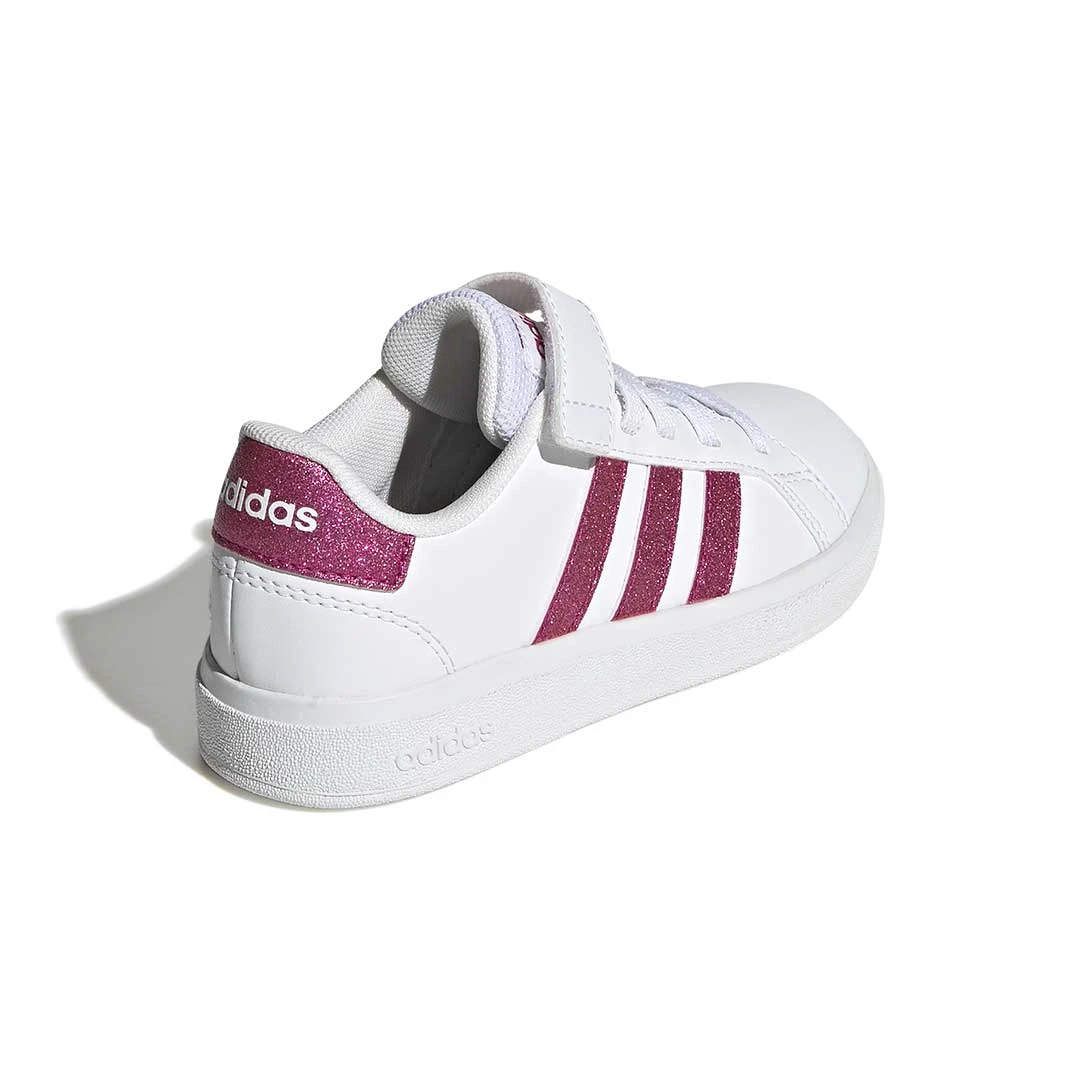 Adidas - Kids' (Preschool) Grand Court Elastic Lace Shoes (GX7159) 5 Adidas - Kids' (Preschool) Grand Court Elastic Lace Shoes (GX7159) - Image 3