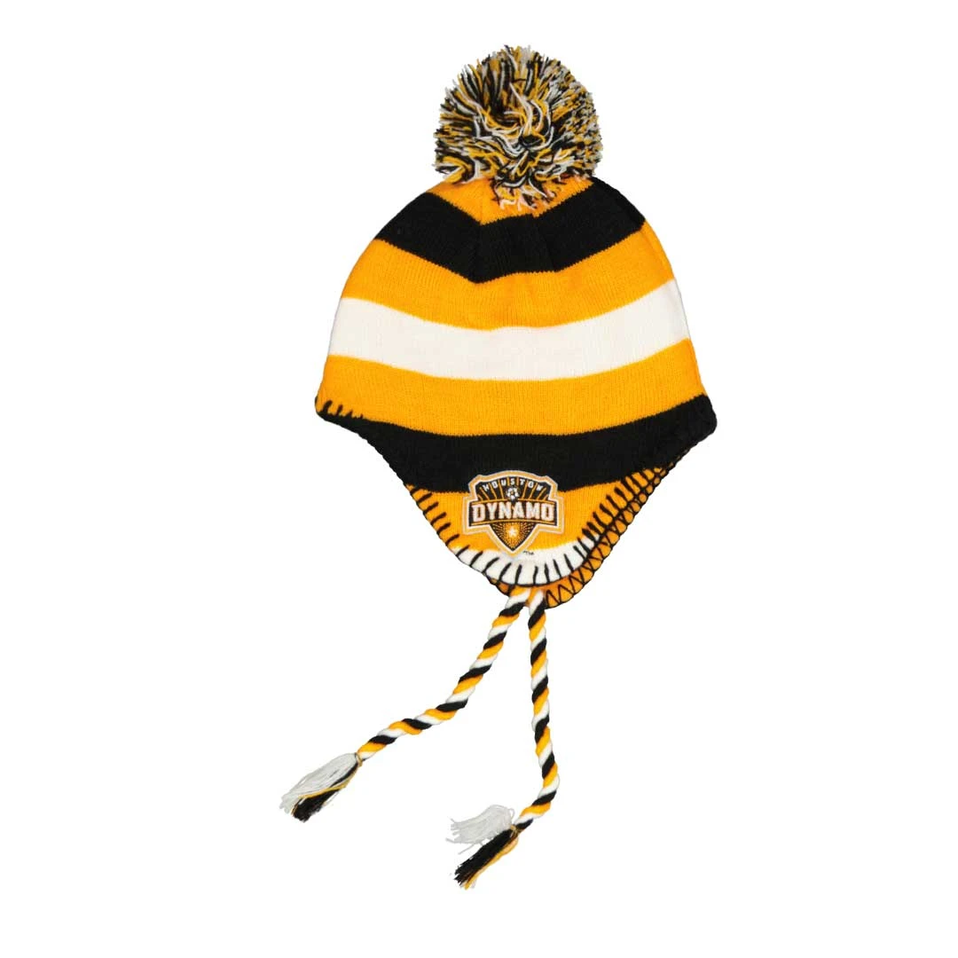 Adidas - Kids' (Toddler) Houston Dynamo FC Knit With POM Cap (RS6DH3 HO) 4 Adidas - Kids' (Toddler) Houston Dynamo FC Knit With POM Cap (RS6DH3 HO) - Image 2