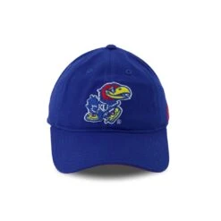 Adidas - Kids' (Youth) Kansas Jayhawks Adjustable Hat (RN487TU95)