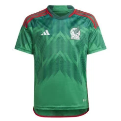 Adidas - Kids' (Youth) Mexico 22 Home Jersey (HE8848)