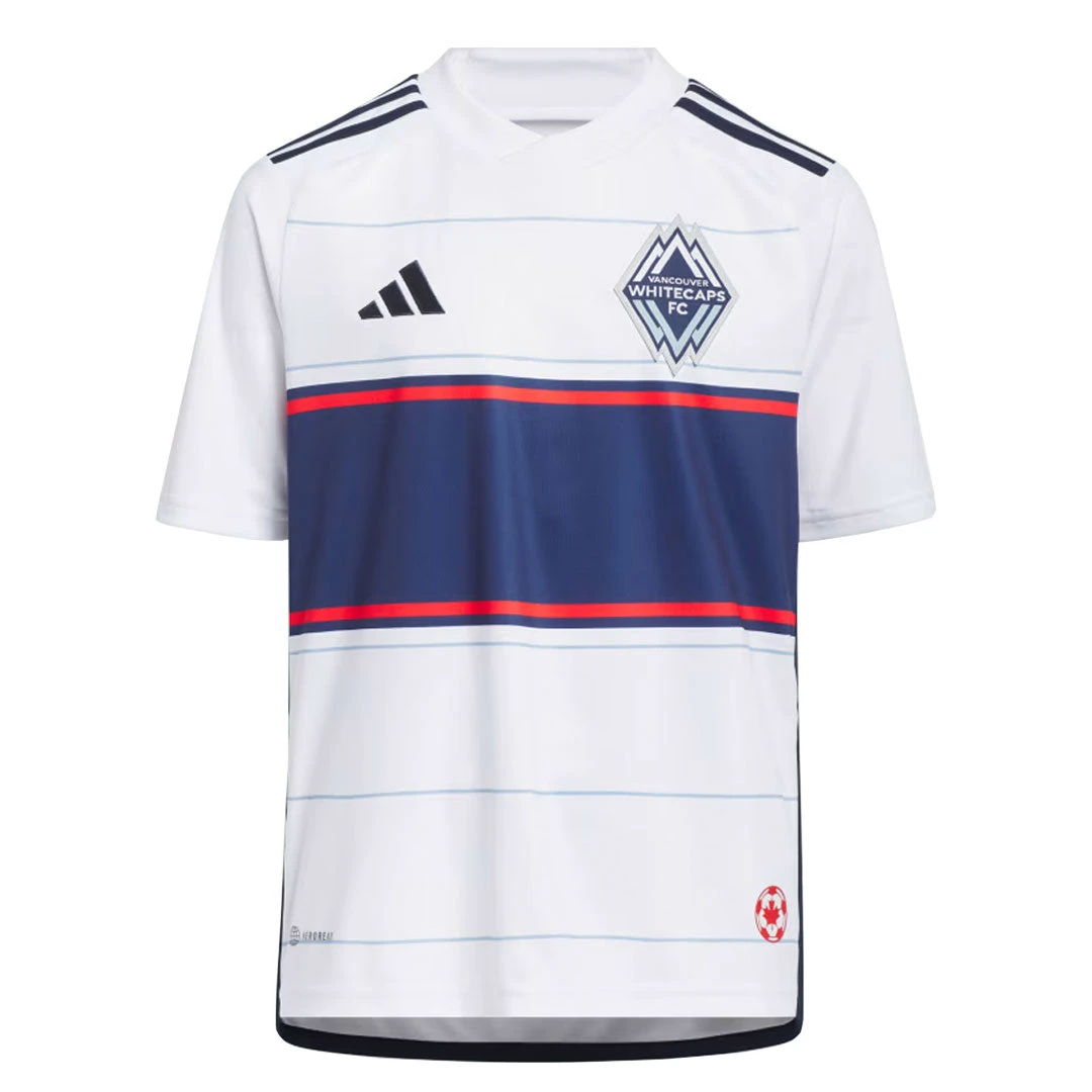 Adidas - Kids' (Youth) Vancouver Whitecaps 23/24 Home Jersey (HU1389) 3 Adidas - Kids' (Youth) Vancouver Whitecaps 23/24 Home Jersey (HU1389)