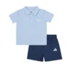Adidas - Kids' (Infant) Mesh Polo Shirt & Woven Shorts (JK4315) -SVP Sports Sale adidas Kids Infant MeshPoloShirt WovenShorts JK4315