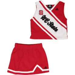 Outerstuff Adidas - Girls' North Carolina State University 2 Piece Cheerleader Set (R458TQ 61N)