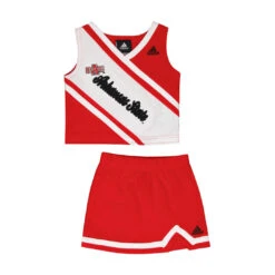 Outerstuff Adidas - Girls' (Toddler) Arkansas State Red Wolves 2 Piece Cheerleader Set (RH448TQ 2UN)