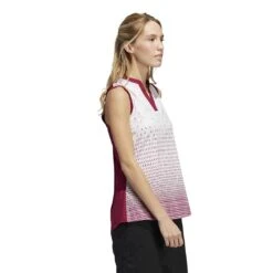 Adidas - Women's Sport Performance Gradient Sleeveless Polo (HA3385) -SVP Sports Sale adidas W Sport Gradient Sleeveless Polo HA3385 03