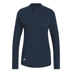 Adidas - Women's 1/4 Zip Long Sleeve Polo (HY3974)