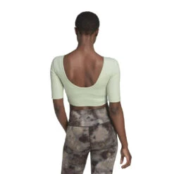 Adidas - Women's Aeroready Studio Open-Back T-Shirt (HM7977) -SVP Sports Sale adidas Women s Aeroready Studio Open Back T Shirt HM7977 03