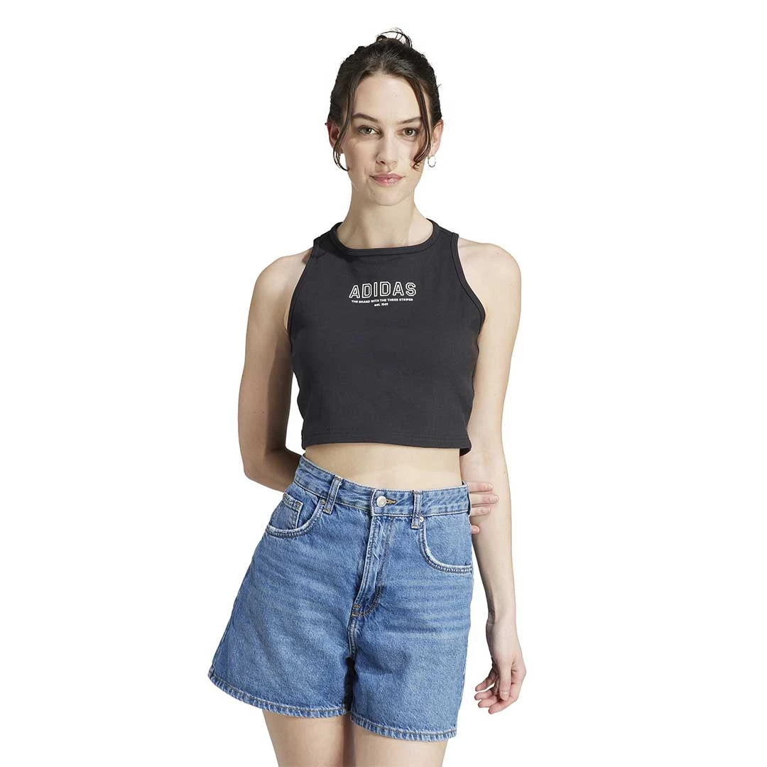 Adidas - Women's Crop Sleeveless Top (IR8373) 4 Adidas - Women's Crop Sleeveless Top (IR8373) - Image 2