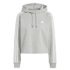 Adidas - Women's Essentials 3 Stripes French Terry Crop Hoodie (IC9910)