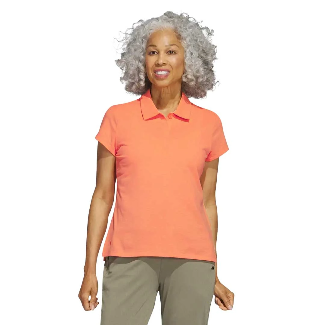 Adidas - Women's Go-To Heathered Polo (IB6050) 4 Adidas - Women's Go-To Heathered Polo (IB6050) - Image 2