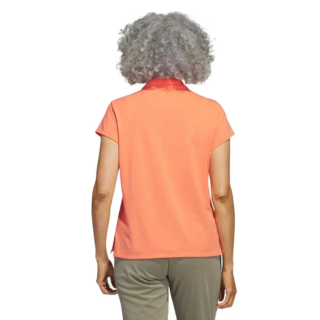 Adidas - Women's Go-To Heathered Polo (IB6050) 6 Adidas - Women's Go-To Heathered Polo (IB6050) - Image 4