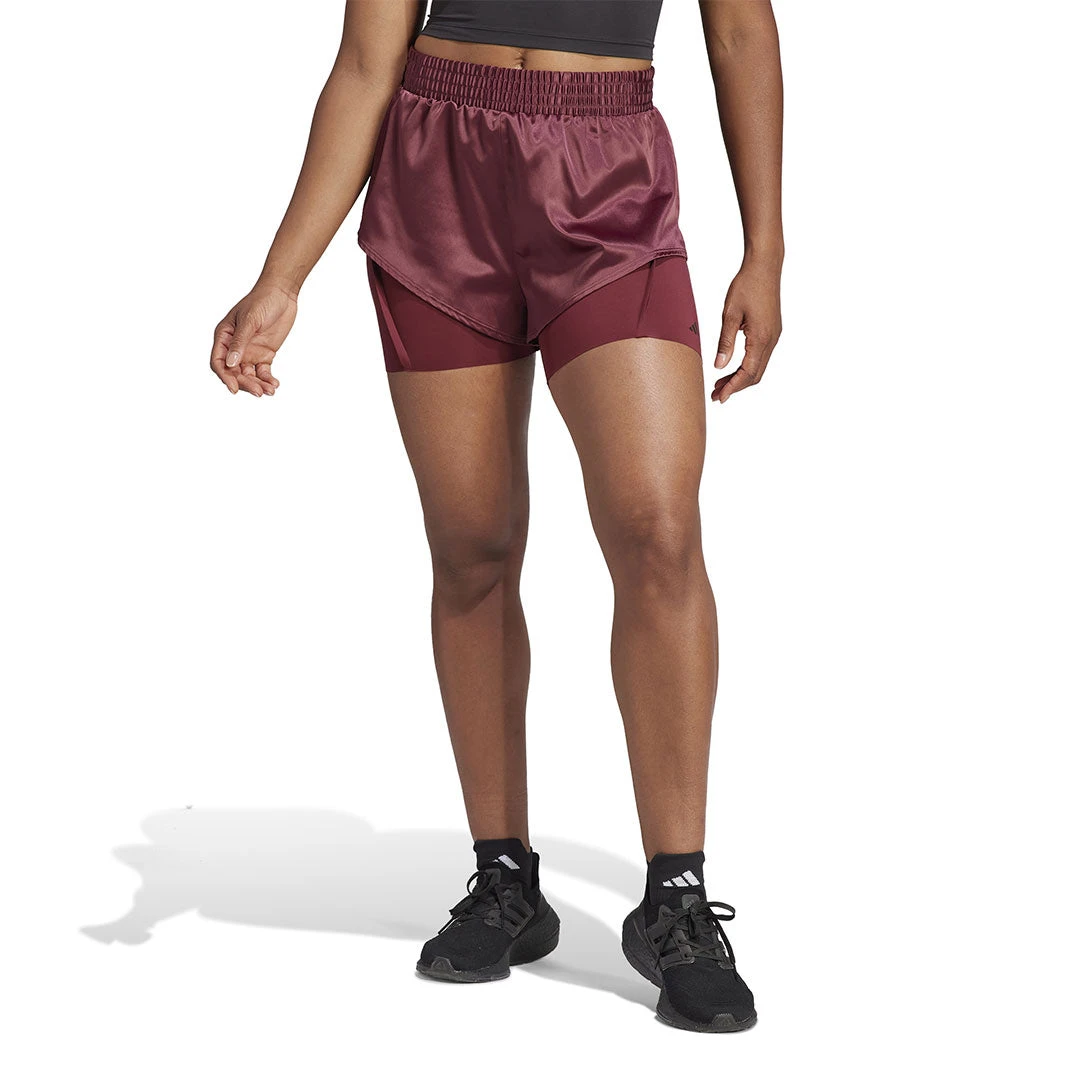 Adidas - Women's Power AEROREADY 2-In-1 Shorts (IL9448) 4 Adidas - Women's Power AEROREADY 2-In-1 Shorts (IL9448) - Image 2