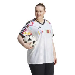Adidas - Women's Pride Prematch Jersey (Plus Size) (HY9633) -SVP Sports Sale adidas Women s Pride Prematch Jersey HY9633 03