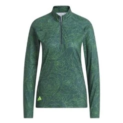 Adidas - Women's Printed Long Sleeve 1/4 Zip Sweater (IB2083)