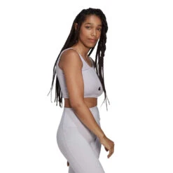 Adidas - Women's Rib Cropped Top (HN6931) -SVP Sports Sale adidas Women s Rib Cropped Top HN6931 04