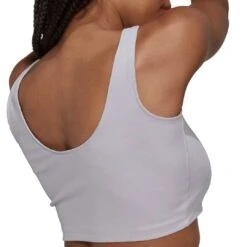 Adidas - Women's Rib Cropped Top (HN6931) -SVP Sports Sale adidas Women s Rib Cropped Top HN6931 06