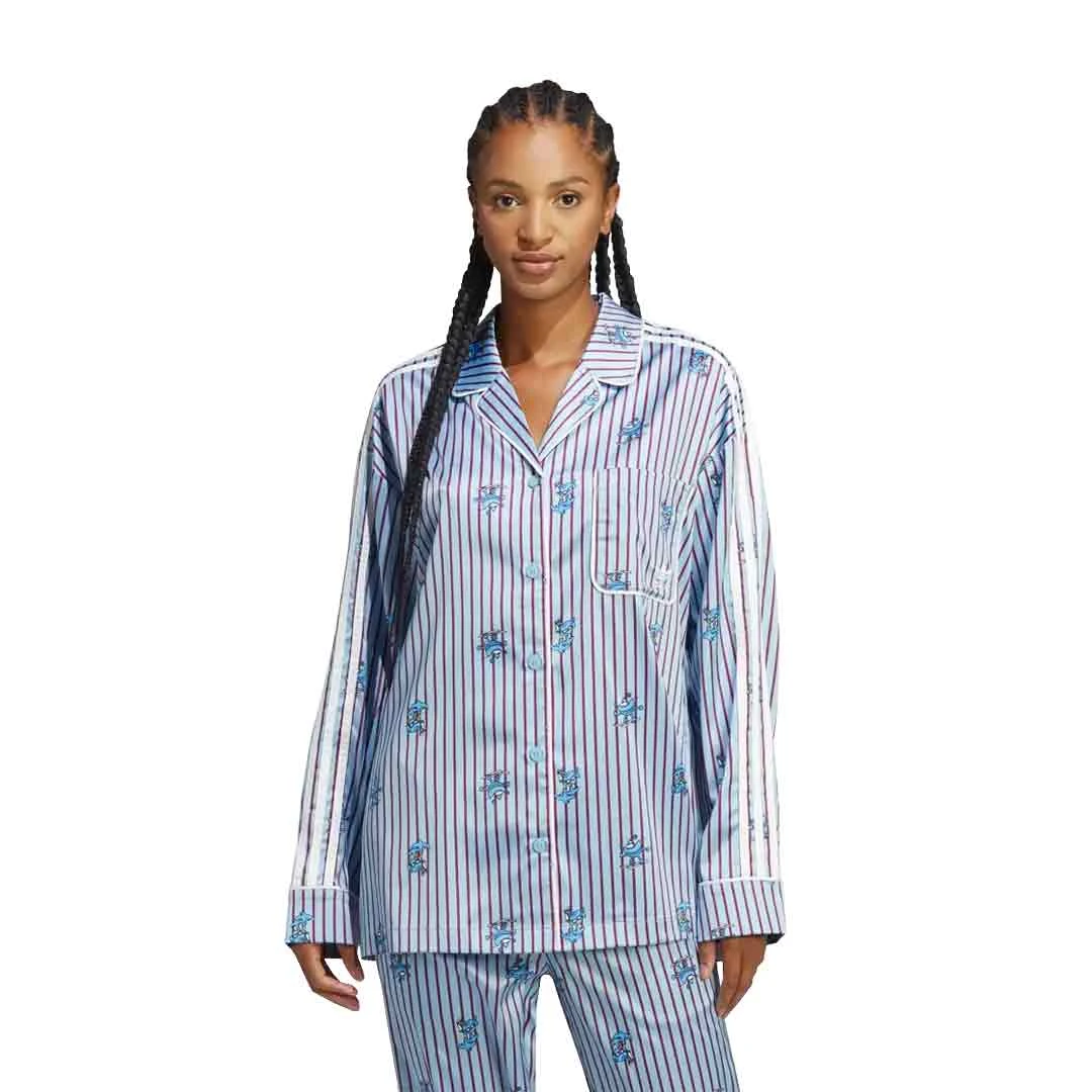 Adidas - Women's Satin Xmas Top (HY4571) 4 Adidas - Women's Satin Xmas Top (HY4571) - Image 2