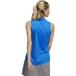 Adidas - Women's Space-Dyed Sleeveless Polo (HA6066) -SVP Sports Sale adidas Women s Space Dyed Sleeveless Polo HA6066 03