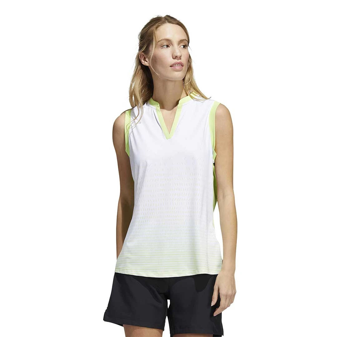 Adidas - Women's Sport Performance Gradient Sleeveless Polo (HA3472) 4 Adidas - Women's Sport Performance Gradient Sleeveless Polo (HA3472) - Image 2