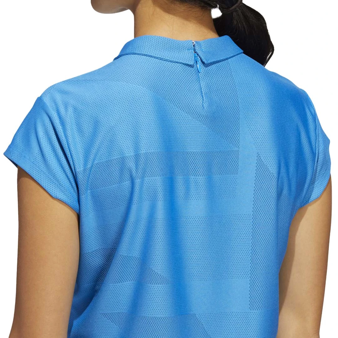 Adidas - Women's Sport Performance Jacquard Polo (HA3386) 6 Adidas - Women's Sport Performance Jacquard Polo (HA3386) - Image 4