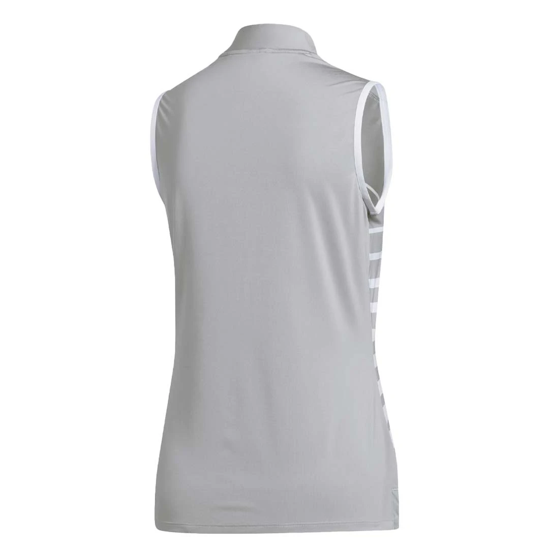Adidas - Women's Stripe Sleeveless Polo (GJ9455) 6 Adidas - Women's Stripe Sleeveless Polo (GJ9455) - Image 4