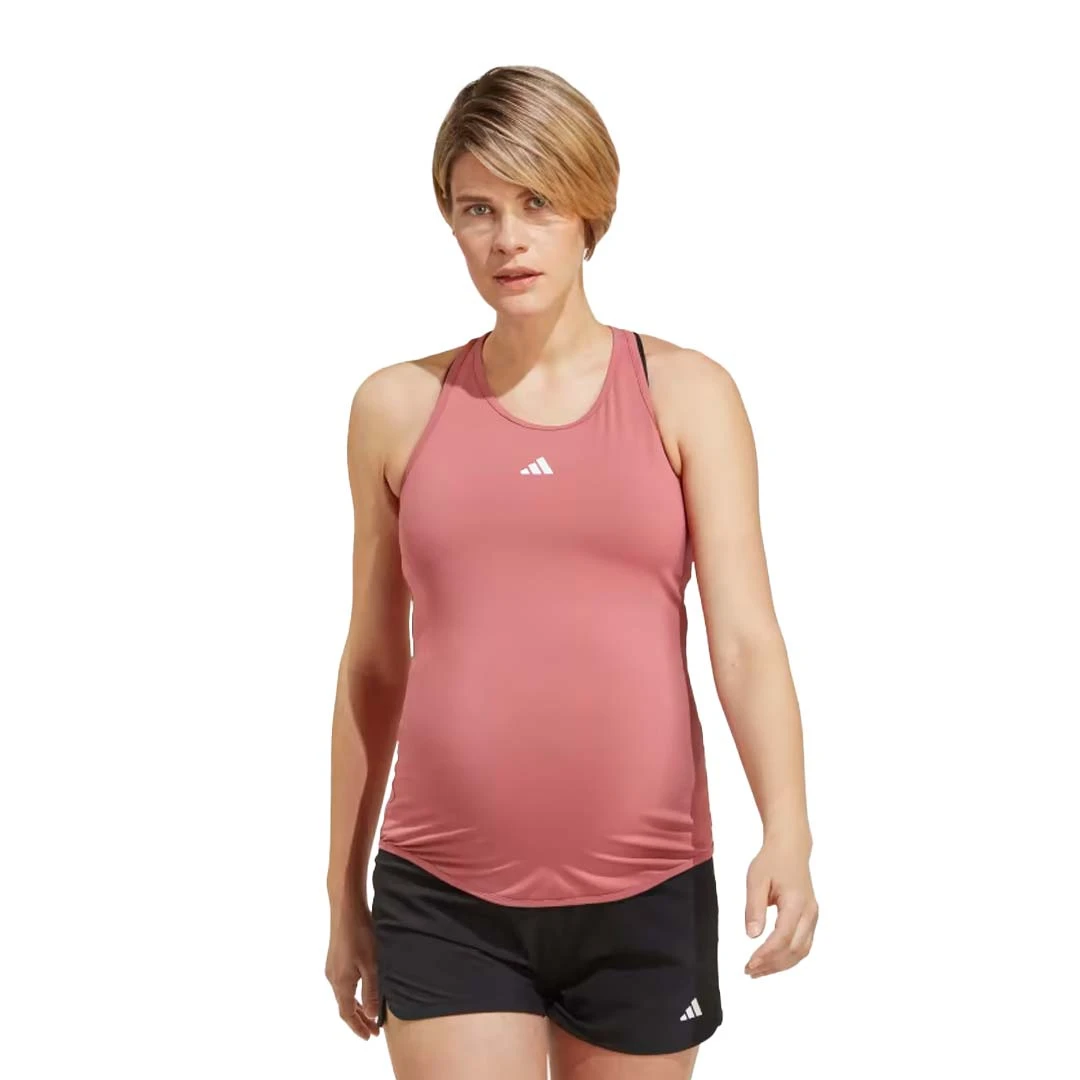 Adidas - Women's Train Essentials Slim-Fit Tank Top (Maternity) (IB8544) 4 Adidas - Women's Train Essentials Slim-Fit Tank Top (Maternity) (IB8544) - Image 2