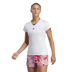 SVP Sports Sale -SVP Sports Sale adidas Women s Train Essentials V Neck Tee HR7878 02