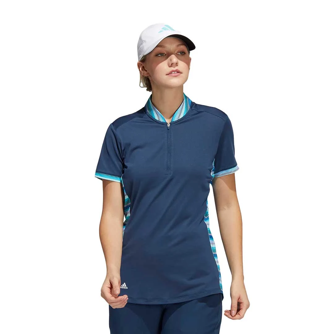 Adidas - Women's Ultimate 365 Print Short Sleeve Polo (HG8518) 4 Adidas - Women's Ultimate 365 Print Short Sleeve Polo (HG8518) - Image 2