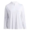 Adidas - Women's Ultimate365 1/2 Zip Long Sleeve Golf T-Shirt (Plus Size) (HA3396) -SVP Sports Sale adidas Women s Ultimate365 1 2 Zip Long Sleeve Golf Shirt Plus Size HA3396 01
