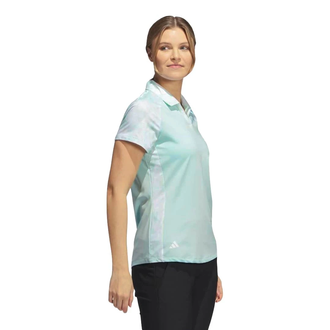 Adidas - Women's Ultimate365 Print Short Sleeve Polo (IK7176) 5 Adidas - Women's Ultimate365 Print Short Sleeve Polo (IK7176) - Image 3