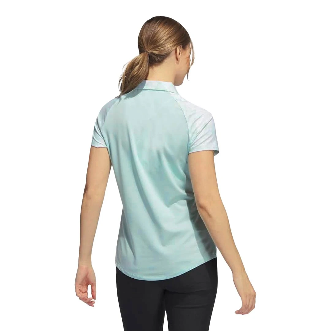 Adidas - Women's Ultimate365 Print Short Sleeve Polo (IK7176) 6 Adidas - Women's Ultimate365 Print Short Sleeve Polo (IK7176) - Image 4
