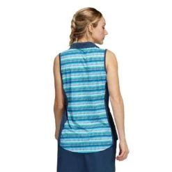 Adidas - Women's Ultimate 365 Print Sleeveless Polo (HG8522) -SVP Sports Sale adidas Women s Ultimate365 Print Sleeveless Polo HG8522 3