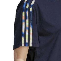 Adidas - Women's Vibrant Print 3-Stripes Cotton Crop T-Shirt (IL5868) -SVP Sports Sale adidas Women s Vibrant Print 3 Stripes Cotton Crop T Shirt IL5868 06