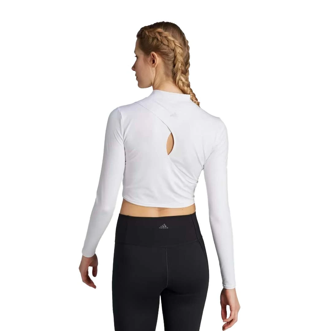 Adidas - Women's Yoga Studio Long Sleeve T-Shirt (HY9239) 5 Adidas - Women's Yoga Studio Long Sleeve T-Shirt (HY9239) - Image 3