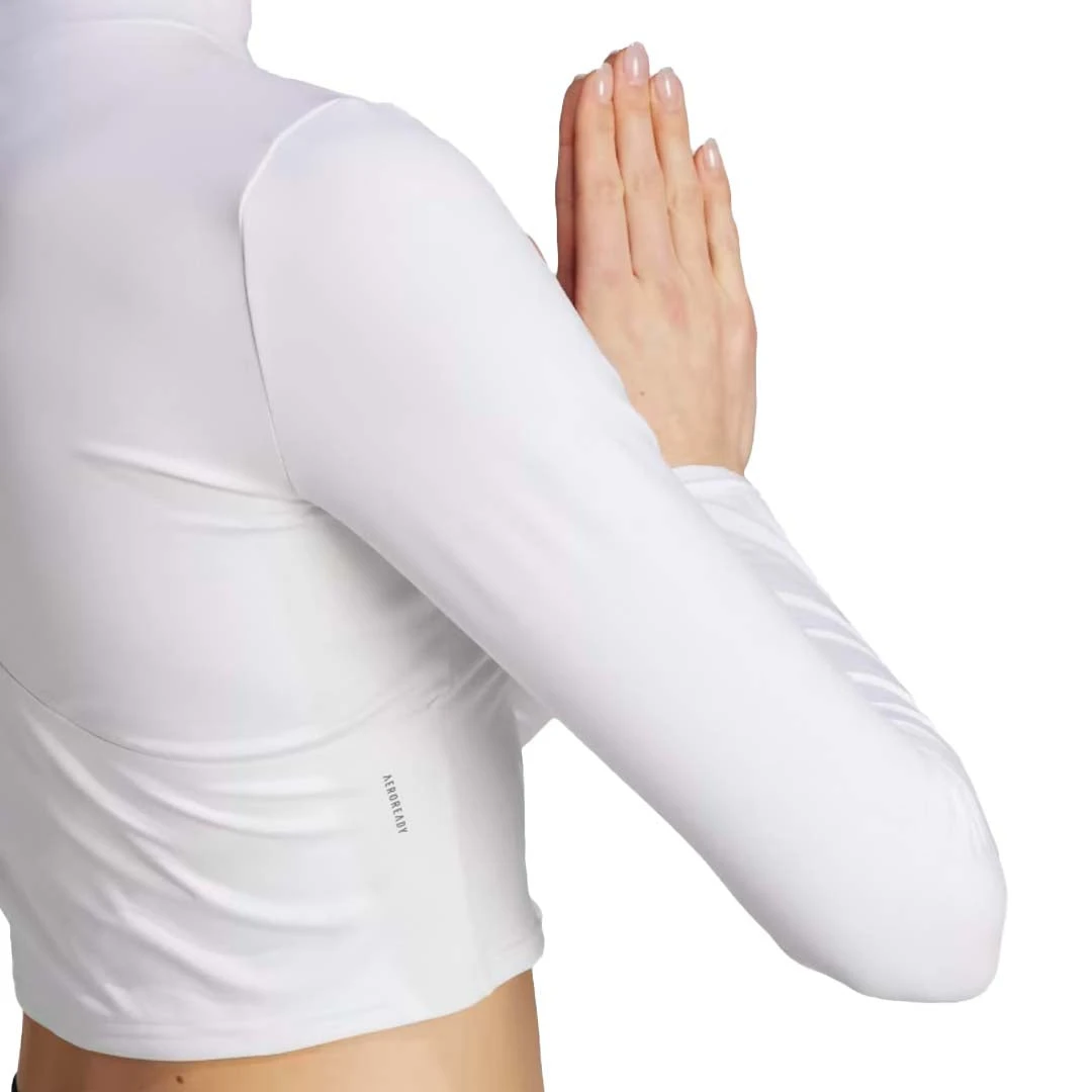 Adidas - Women's Yoga Studio Long Sleeve T-Shirt (HY9239) 8 Adidas - Women's Yoga Studio Long Sleeve T-Shirt (HY9239) - Image 6
