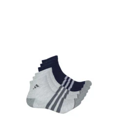 Adidas - Men's 3 Stripe Cushioned 6 Pack 1/4 Socks (IV2029)